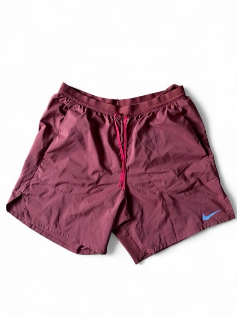 Nike Men's Rust Athletic Shorts with Drawstring